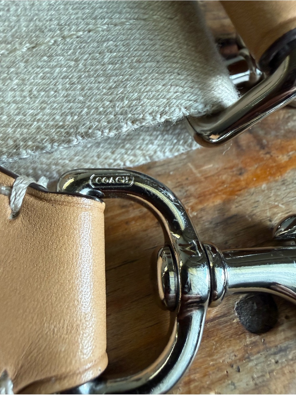Coach Signature Canvas Boston Satchel Bag - Picture 6 of 10